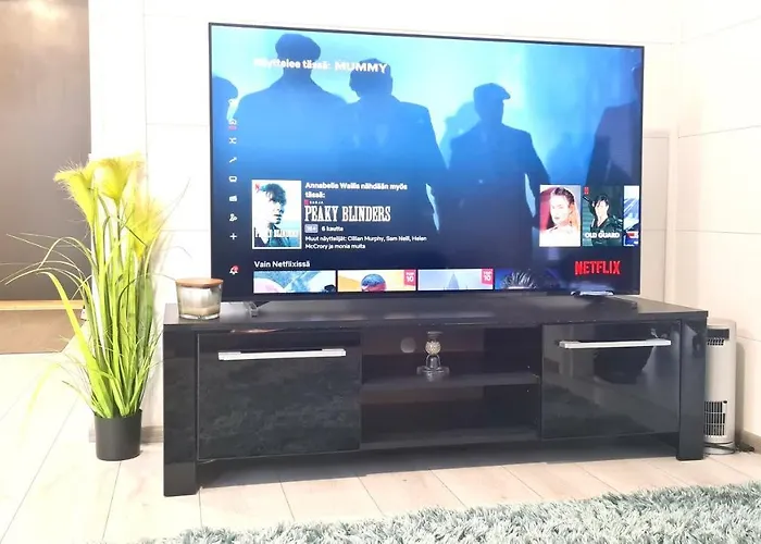 Talo Saunalla Ja Saehkoeauton Oma Type2 Latauspiste 别墅 万塔